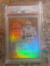  2022 Illusions Football Brock Purdy Rookie Auto 💥#2/199 PSA 9🔥‼️