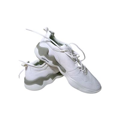 ECCO WHITE LEATHER ELO W  SNEAKER SIZE 9 - 9,5 US, EU 40 NEW IN BOX