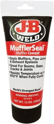 #ad 37912 JB Weld Muffler Seal Cement 12oz Tube 12 Case $99.99