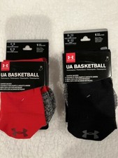 UNDER ARMOUR Men's UA BASKETBALL Quarter Socks 1329339 Holiday SALE!! NEW w TAGS