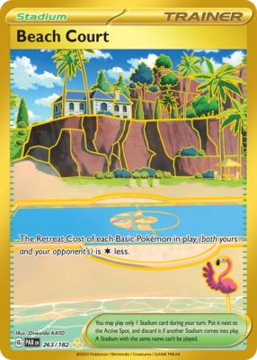 Beach Court 263/182 Hyper Rare | Paradox Rift | Pokemon Card | eBay