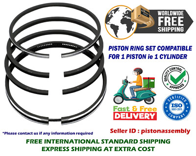 127mm STD Piston Rings Set fits for  Leyland  BMC 11712701-00  11712703-00 SW680