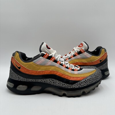 Nike Air Max '95 360 White Black Orange 2007 Size 12 Used 315859