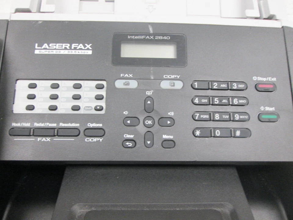 Brother Intellifax 2840 Laser Fax Machine *Damaged Scanner Tray and assembly* - Image 2 of 4