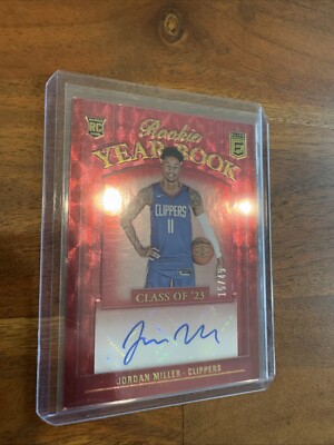 Jordan Miller 2023-24 Elite Rookie Yearbook Auto RYB-MLR Auto  display picture 1