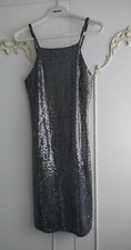 Primark Lurex Sparkly Glittery Body Con Stretch Slip Party Dress Size UK 8 BNWT