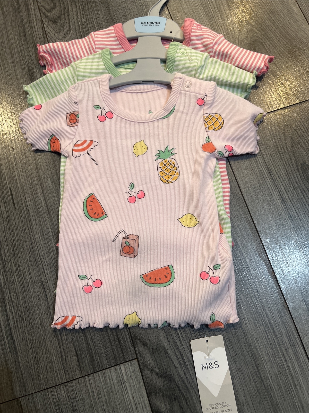 M&S Baby Girl Tops Bundle 69 Months BNWT eBay