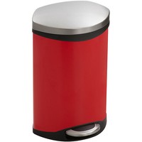 Safco Ellipse 3 Gal. Step-on Waste Receptacle Safco Ellipse 3 Gal. Step-on Waste Receptacle