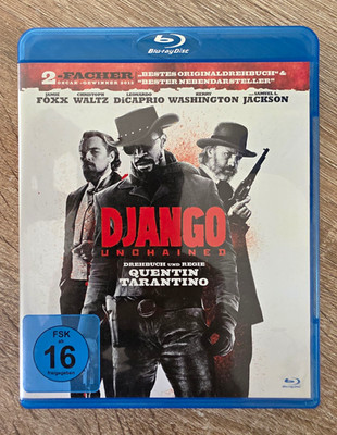 Django Unchained Blu-ray FSK 16 Quentin Tarantino 2-Facher Oscar-Gewinner