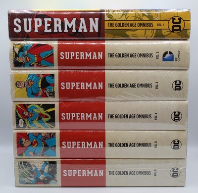 Superman The Golden Age Omnibus Volumes 1-6 DC Hardcover NEW SEALED RARE