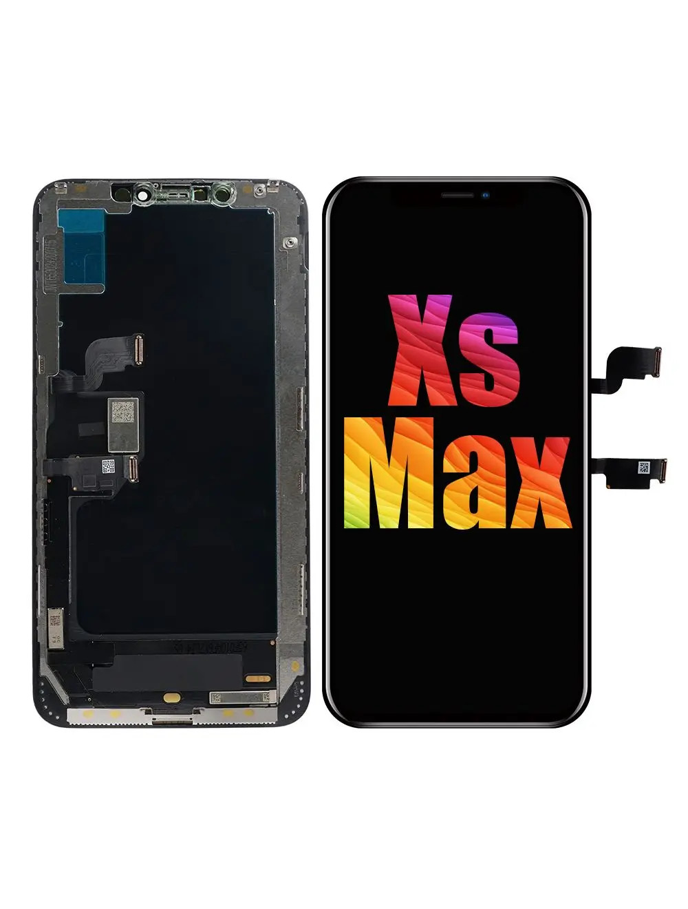 Solution vitre brisée écran pour iPhone XS Max TFT incell noir