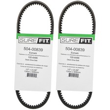 SureFit Deck Drive Belt 100-6486 Exmark 21" Decks Metro Walk-Behind Mowers 2PK