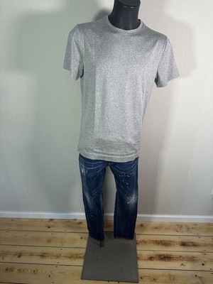 Dsquared2 Skater Jeans/Blau/Gr.52/Farbklekse/Designer/Komfort/Zeitlos
