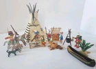 Vintage Playmobil 3733 Native American Indian Camp Nearly Complete! ~ no box