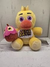 Jazwares FNAF Classic Chica With Cupcake 8" Plush With GITD eyes 2025