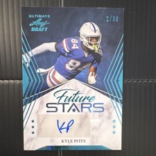 Leaf 2021 Future Stars Auto Kyle Pitts Platinum Spectrum FS-KP1 /30