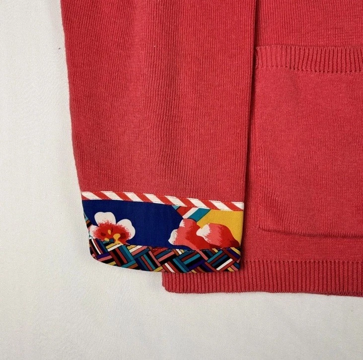 Art To Wear Koos Of Course Jacket Cardigan Pockets Abstract Silk  Y2K VTG 1X - Image 3 of 4