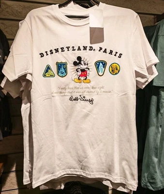 T-SHIRT DISNEYLAND PARIS LOGO 2 BLANC XL - Photo 1/2