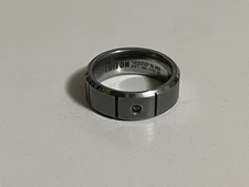 Triton Tungsten Carbide TC.850 PAT. NO 7.761.996 Ring Size 9 Used Diamond READ!!