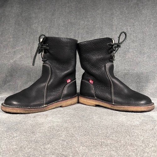 Stivali unisex Duckfeet Arhus neri in pelle sherpa foderati in lana EU 39 | US donna 8 - Foto 7 di 11