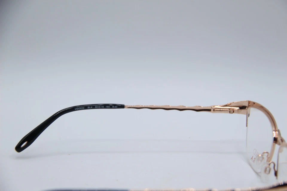 НОВЫЙ GLEMAUD X TURA VGO 022 ЧЕРНЫЙ ЗОЛОТОЙ ПОДЛИННЫЙ ОПРАВЫ ОЧКИ 58-16 - Изображение 3 из 4