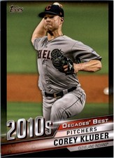 2020 Topps Decades' Best Series 2 Black #DB99 Corey Kluber /299 - BB