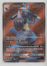 Full Art - Lucario GX Pokémon Sun & Moon Forbidden Light #122 on eBay