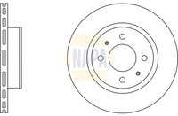 2X Napa Bremsscheibe BelüFtet Ø252Mm FüR Hyundai I10 Ba Ia I10 Stufenheck Kia