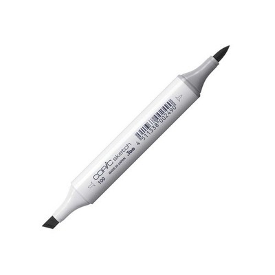 COPIC Sketch Marker 100 Black - Pinsel- und