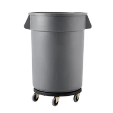Heavy Duty Garbage Can Dolly - Fits 20/32/44/55 Gal Round Trash Cans, 500lbs