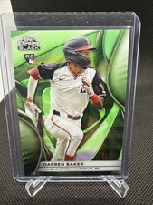 2025 Topps Chrome Black Baseball GREEN- DARREN BAKER ROOKIE CARD # /99