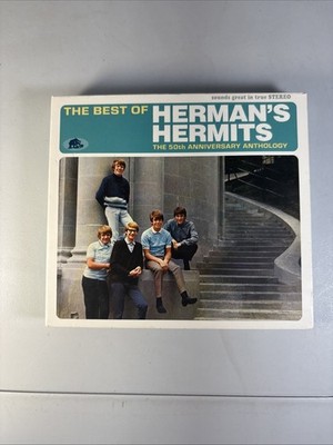 Herman's Hermits 50th Anniversary Anthology Best Of 2 CD Box Set Bear Family VG+