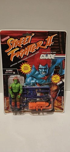 Vintage Street Fighter II G.I.JOE BLANKA Action Figure 1993 Hasbro