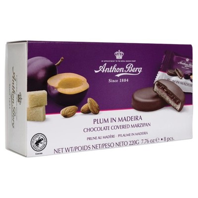 A.Berg Schokolade Pflaume in Madeira 220g Packung