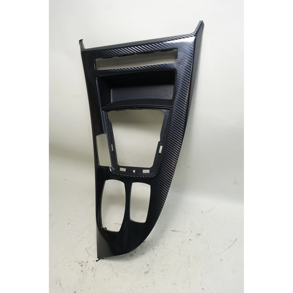 BMW E89 Z4 Roadster 2009-2016 consola central cubierta de madera envoltura de carbono OEM Foto 3 de 4