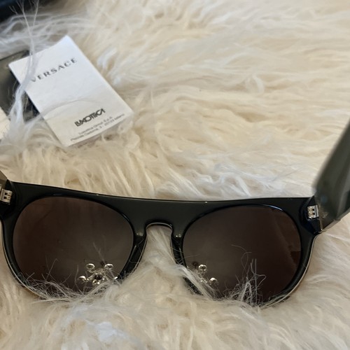 Versace Sonnenbrille MOD 4333 5231/73 Italy Rot Army Grün Schildpatt Neu - Bild 7 von 7