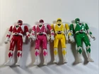 Vintage 1993 Bandai Mighty Morphin Power Rangers Action Figures Lot Of 4