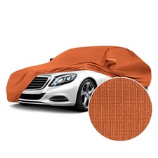 For Acura NSX 91-05 Satin Stretch Indoor Inferno Orange Custom Car Cover