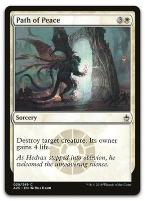 Path of Peace #29 (NM) Masters 25 A25 Magic MTG