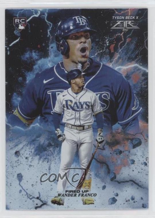 2022 Topps Fire Fired Up Wander Franco #FIU-20 Rookie RC 0p1n