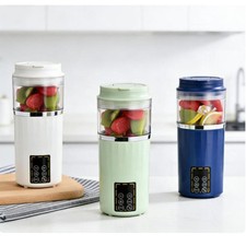 USB Rechargeable Electric Blender Makes Fresh Smoothies Milkshakes Bottles 2026