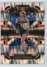 2024 Panini Select WNBA Concourse Silver Flash Prizm DiJonai Carrington #18 19pj
