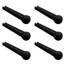 Allparts Plastic Bridge Pins - White w/ no Dot