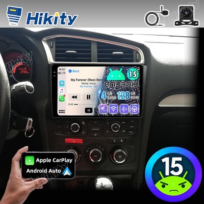 4+128GB Android 15 Radio Für Citroen C4 II DS4 2011-2018 CarPlay GPS Navi +KAM