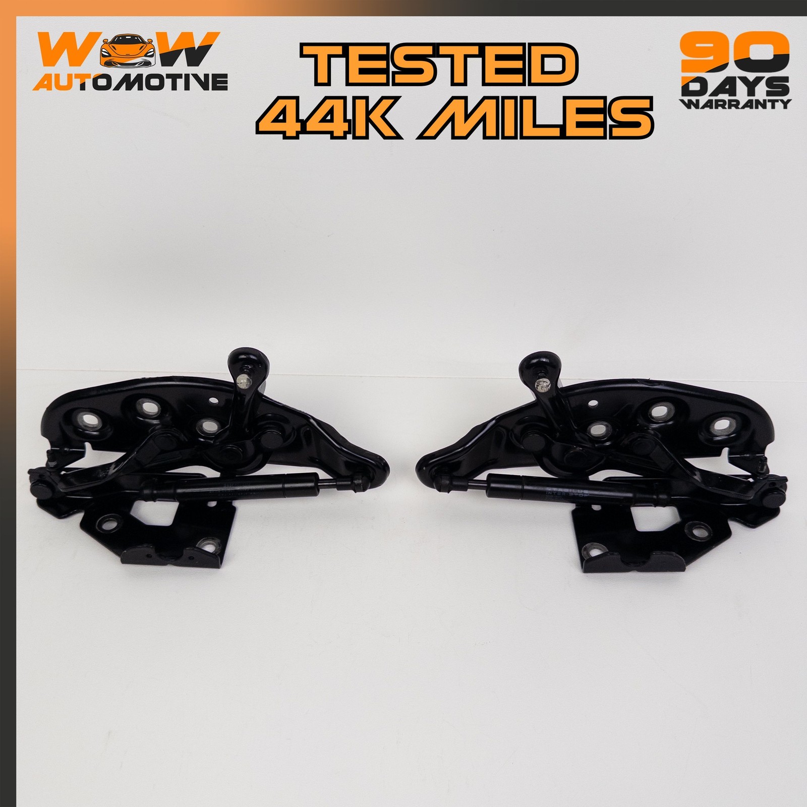 12-19 BENTLEY CONTINENTAL GT GTC FRONT LEFT RIGHT HOOD HINGE HAND STRAP SET OEM