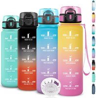 Trinkflasche 1L KohlensäUre Geeignet, Trinkflasche Auslaufsicher, Wasserflasche