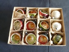 12 alte Lauschakugel   Reflexkugeln   Christbaumkugel   Christbaumschmuck   DDR