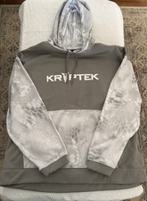 Kryptek Men's Hoodie Pullover XXL Camo Yeti Grey White Battlefield Backcountry