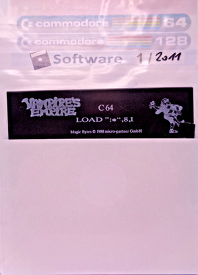 COMMODORE 64/128 -- VAMPIRE'S EMPIRE (MAGIC BYTES - DISK)
