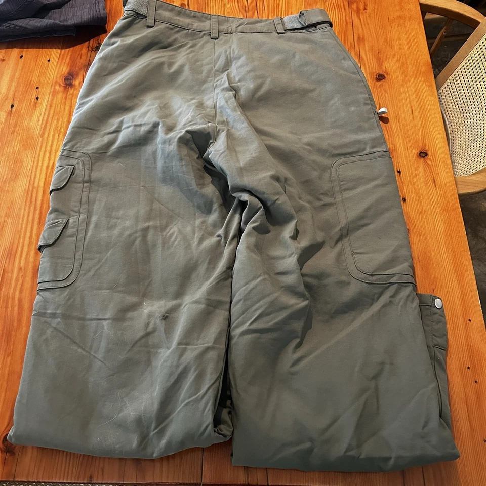 Guante corporal vintage 90S 2000S Y2K para pantalones de snowboard verdes para hombre grande Foto 2 de 4
